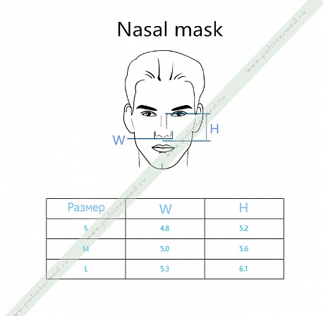 Носовая маска iVolve Mask для СИПАП/БИПАП терапии  (размер L)