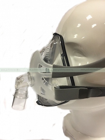 Маска для CPAP/BPAP терапии Full Face Mask без налобника (СИПАП/БИПАП маска)